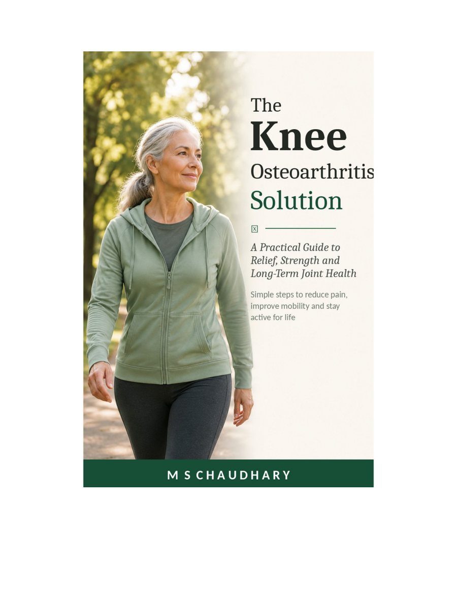 Knee Osteoarthritis Solution | Pain Relief & Exercise Guide (PDF + EPUB) | cover