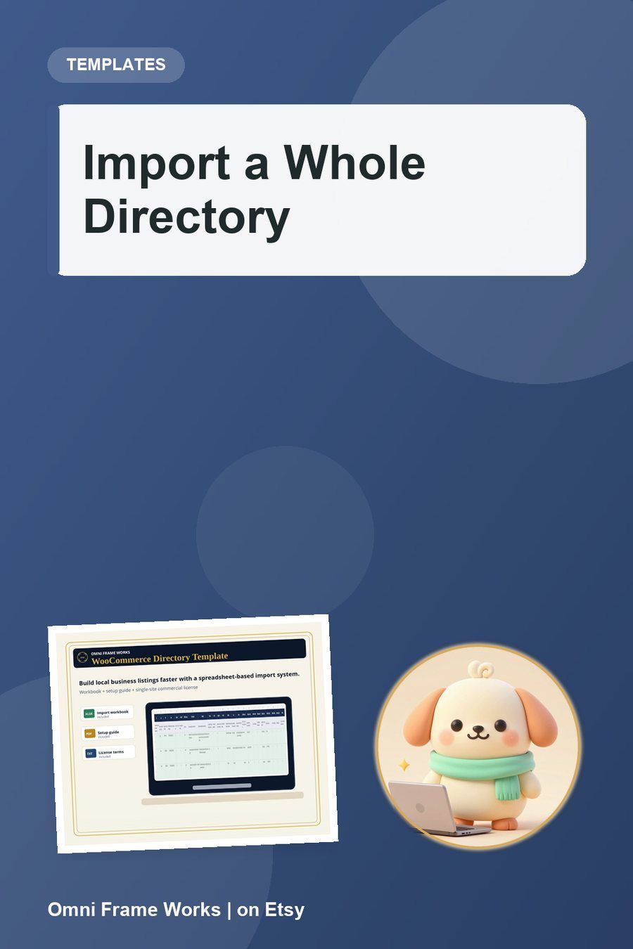 WooCommerce Directory Template | Local Business Listing Importer + CSV Guide | cover