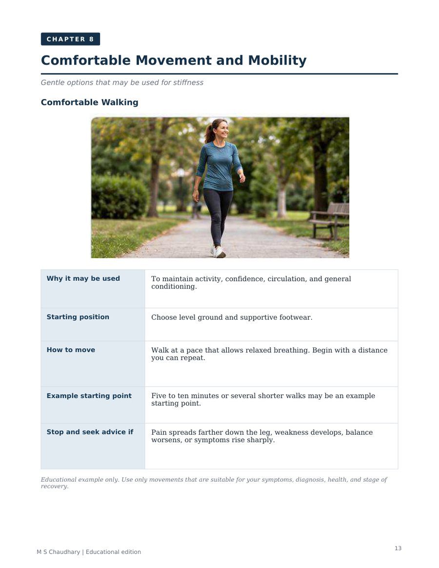 A page from inside Low Back Pain Solution | Relief, Exercises & Recovery (PDF + EPUB)